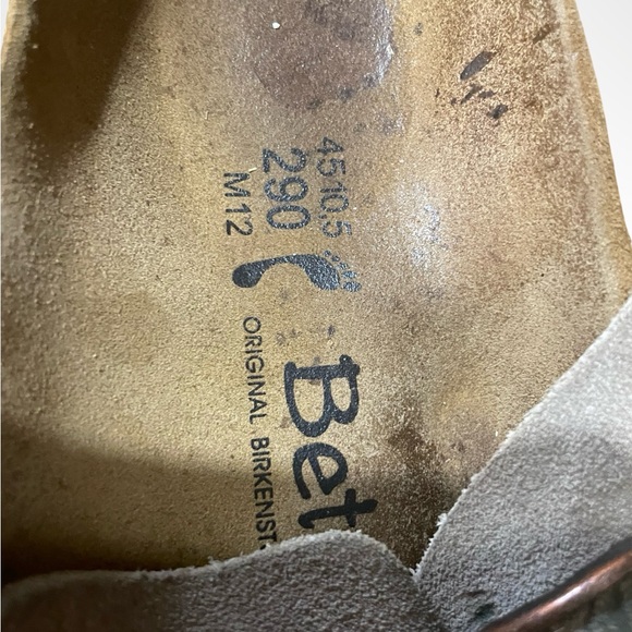 Birkenstock Betula men’s tan suede clogs size 12 - Picture 2 of 6